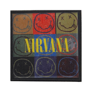 Nirvana - Distressed Smiley Block Official Standard Patch ***READY TO SHIP from Hong Kong***